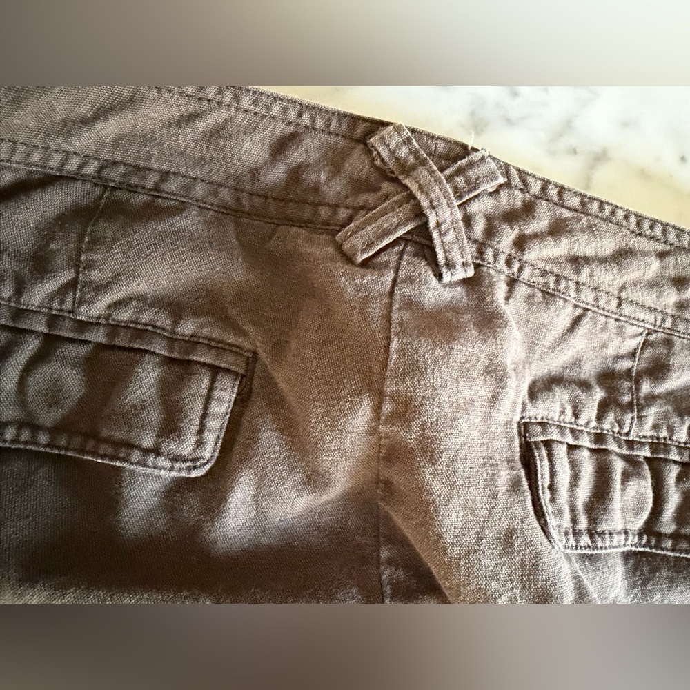 J. Crew Cotton / Linen Cargo Crop Pant - Women’s Size 10 “City Fit” - Picture 6 of 9